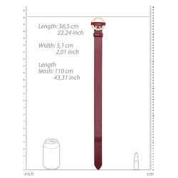 Ouch! Halo Collier-Laisse Halo Col Rouge